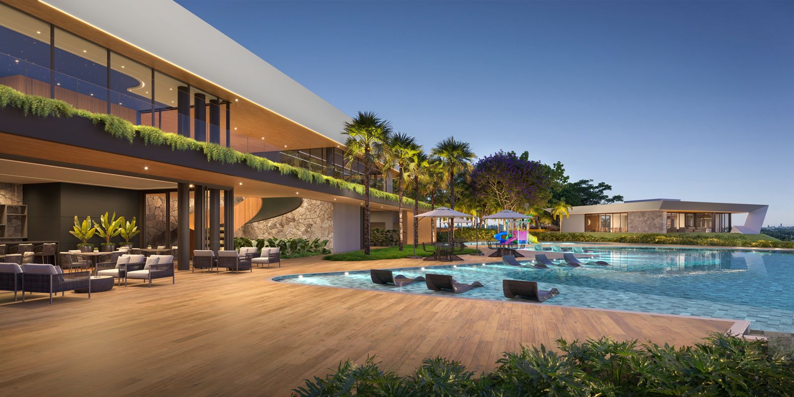 Piscina Adulto e Pool Bar